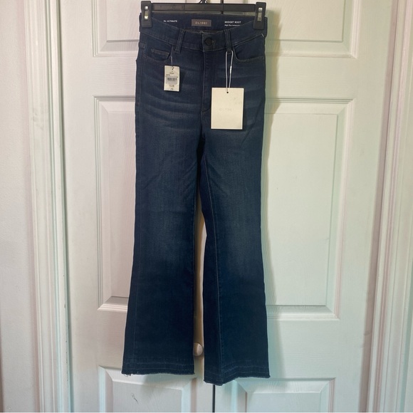 DL1961 Bridget Boot High Rise Instasculpt Jeans 25 - Picture 1 of 4